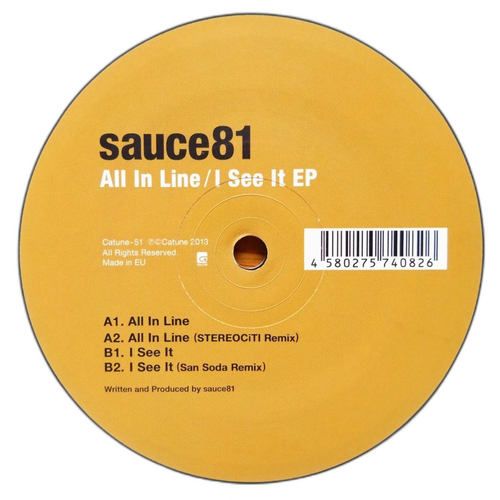 Japanese Music Sauce81 All In Line I See It Ep