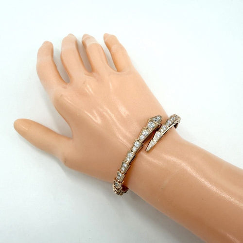 Bvlgari Bangle Wristband 18 Pg Au750 14 K18 23.0G