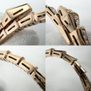 Bvlgari Bangle Wristband 18 Pg Au750 14 K18 23.0G