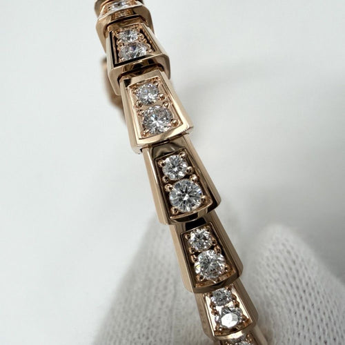 Bvlgari Bangle Wristband 18 Pg Au750 14 K18 23.0G
