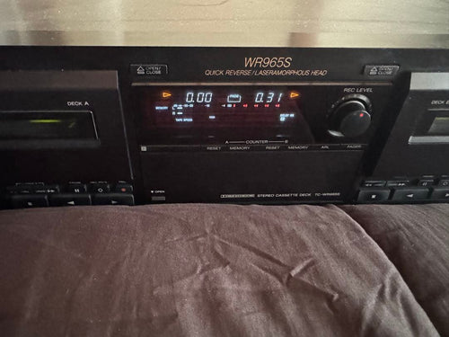 Cd, Md Cassette Decks Sony Wr965S