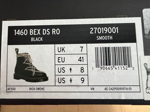 Rick Owens Other Dr.Martens 1460 Bex Uk7