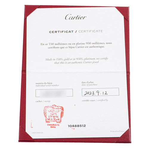 Cartier Others B4229851 11 K18Pg