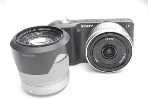 Sony Mirrorless Interchangeable Lens Cameras Nex-3/E 16Mm/18-55Mm