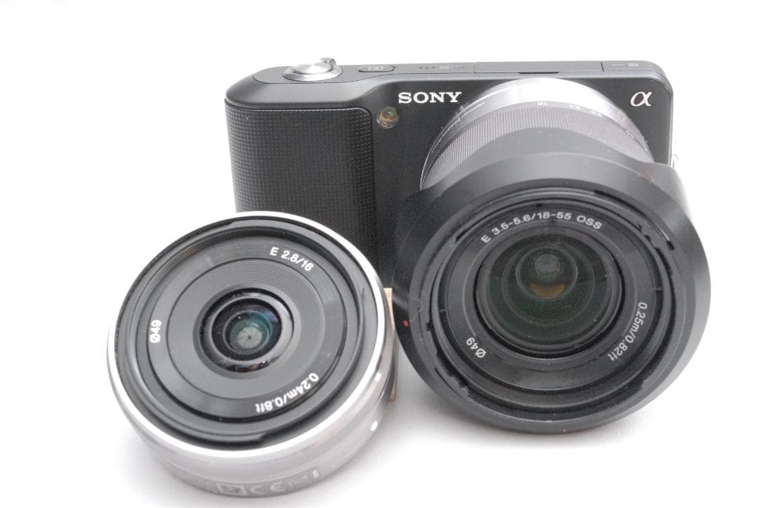 Sony Mirrorless Interchangeable Lens Cameras Nex-3/E 16Mm/18-55Mm