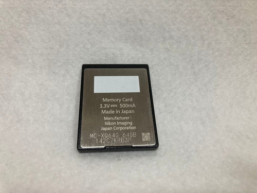 Nikon Microsd Memory Cards Xqd 64Gb