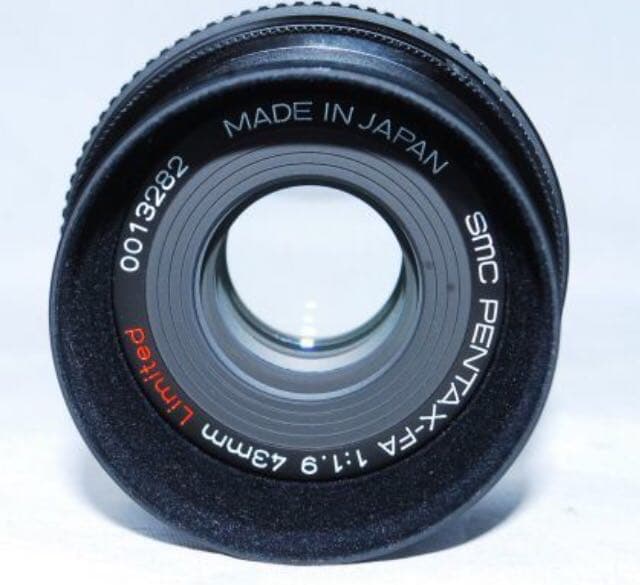 Canon Lens (Single Focus) Pentax Smc Pentax-Fa43Mm F1.9