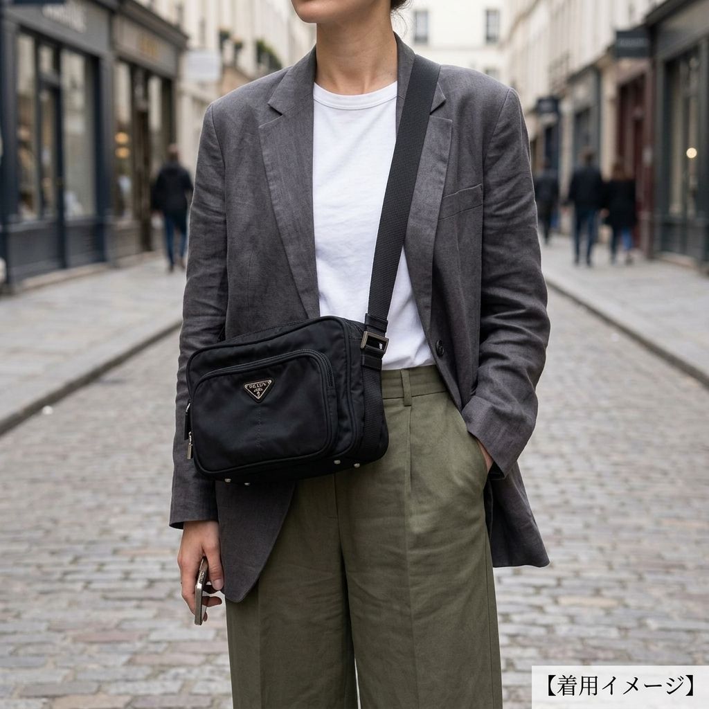 Prada Shoulder Bag B7558 /Nero