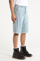 Others Honor The Gift Novelty Denim Shorts Light Indigo