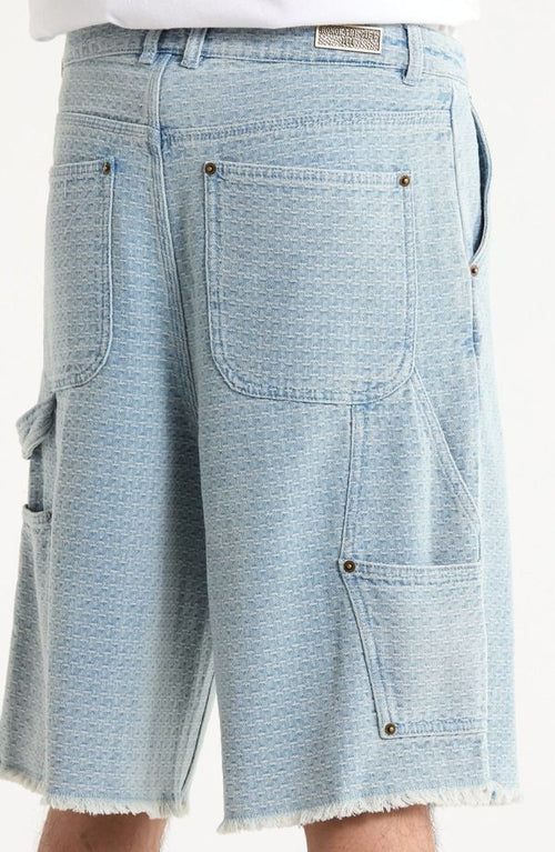 Others Honor The Gift Novelty Denim Shorts Light Indigo