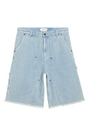 Others Honor The Gift Novelty Denim Shorts Light Indigo