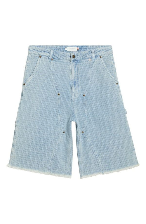 Others Honor The Gift Novelty Denim Shorts Light Indigo