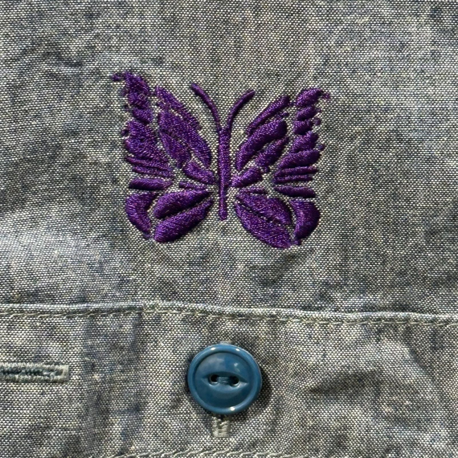 Needles Others 23Ss S/S Work Shirt Kp387 L