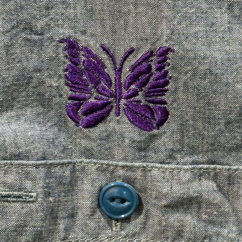 Needles Others 23Ss S/S Work Shirt Kp387 L