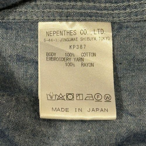 Needles Others 23Ss S/S Work Shirt Kp387 L