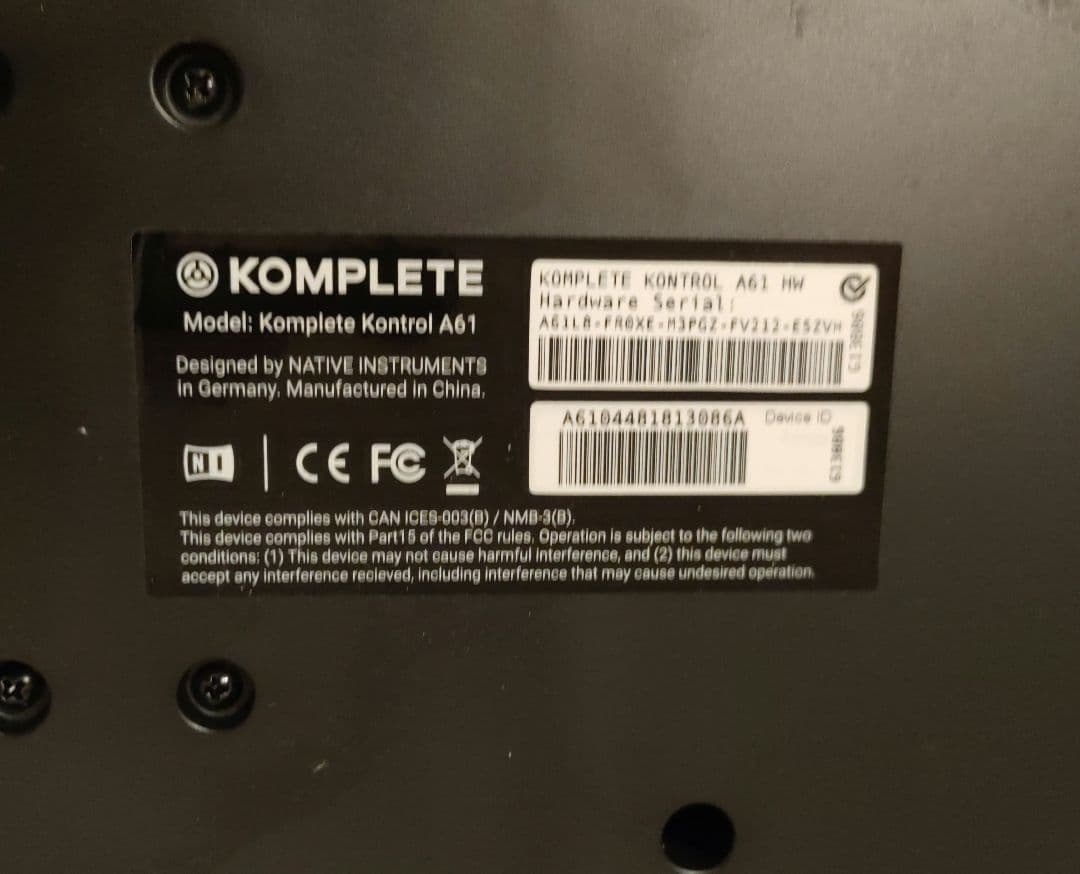 Midi Keyboard Pad Komplete Kontrola61