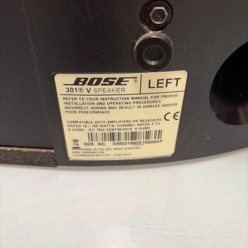 Bose Speakers 2705Mx 301V