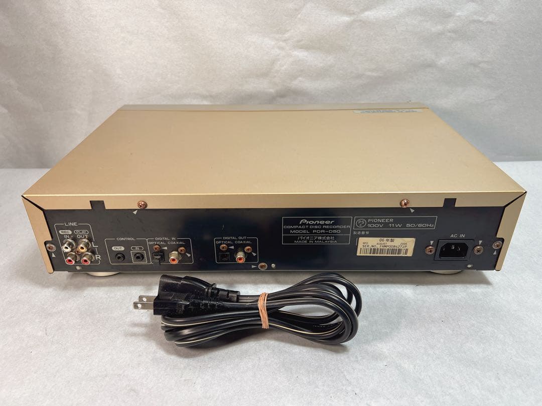Pioneer Cd Md Cassette Deck Pdr-D50 2006