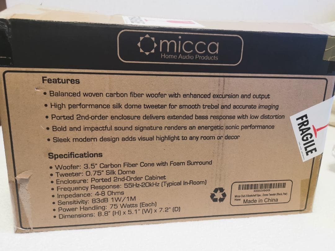 Speaker Micca Club 3 Cb3 2-Way