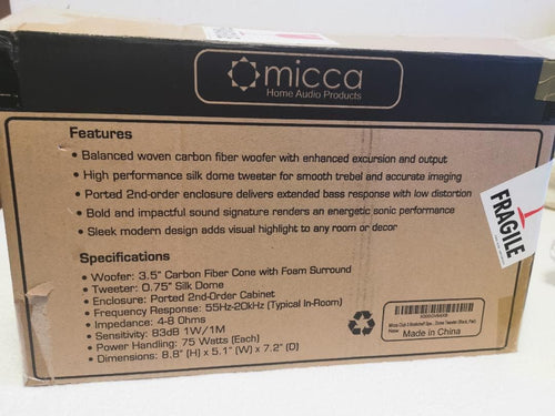 Speaker Micca Club 3 Cb3 2-Way