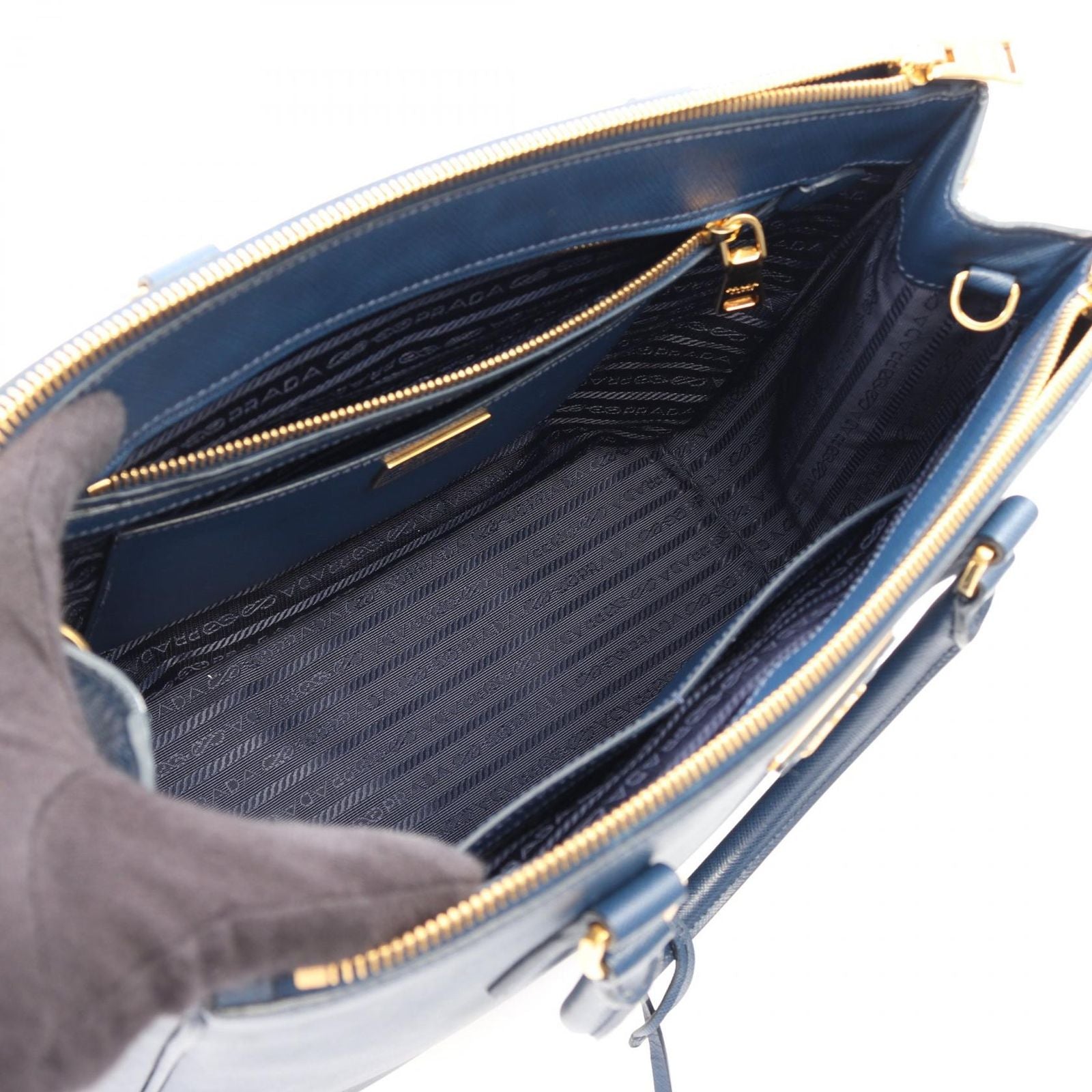 Prada Handbag Saffiano Lux 2Way