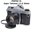 Pentax Slr Camera (Film) Sl Super Takumar 1:1.8