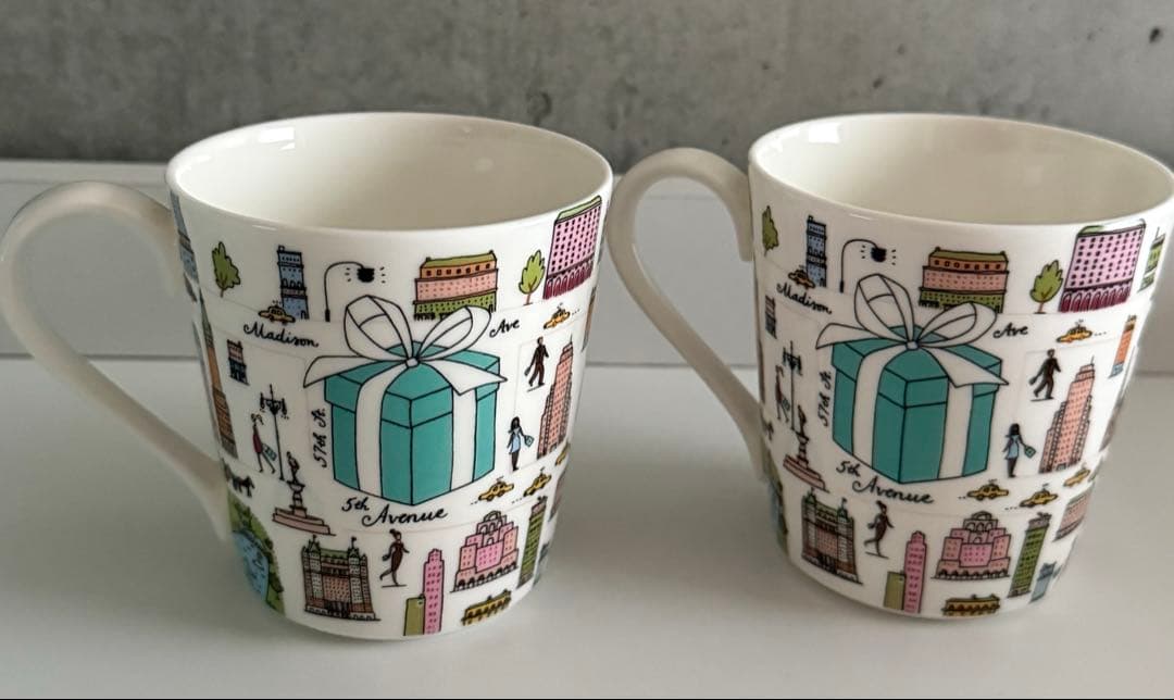 Tiffany Cups Glasses Tiffany&Co. 5Th Avenue
