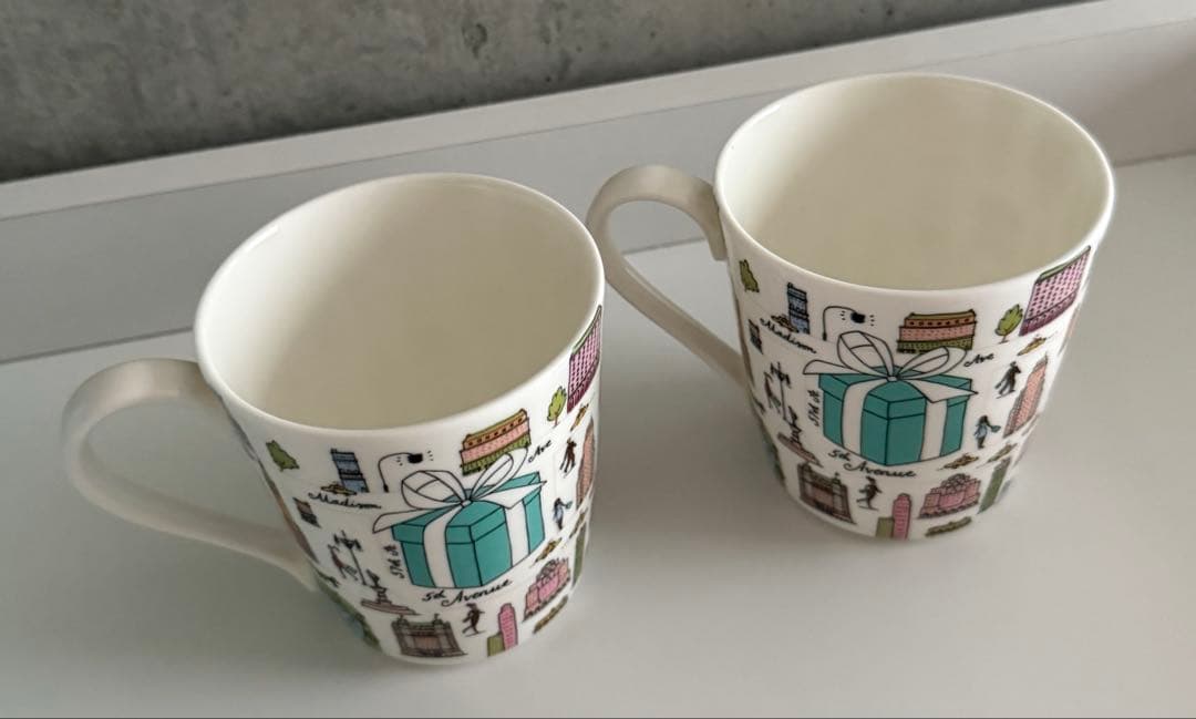 Tiffany Cups Glasses Tiffany&Co. 5Th Avenue