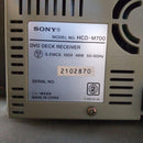 Sony Mini Component Systems Usb/Dvd/Cd/Tape/Widefm/Am/Aux