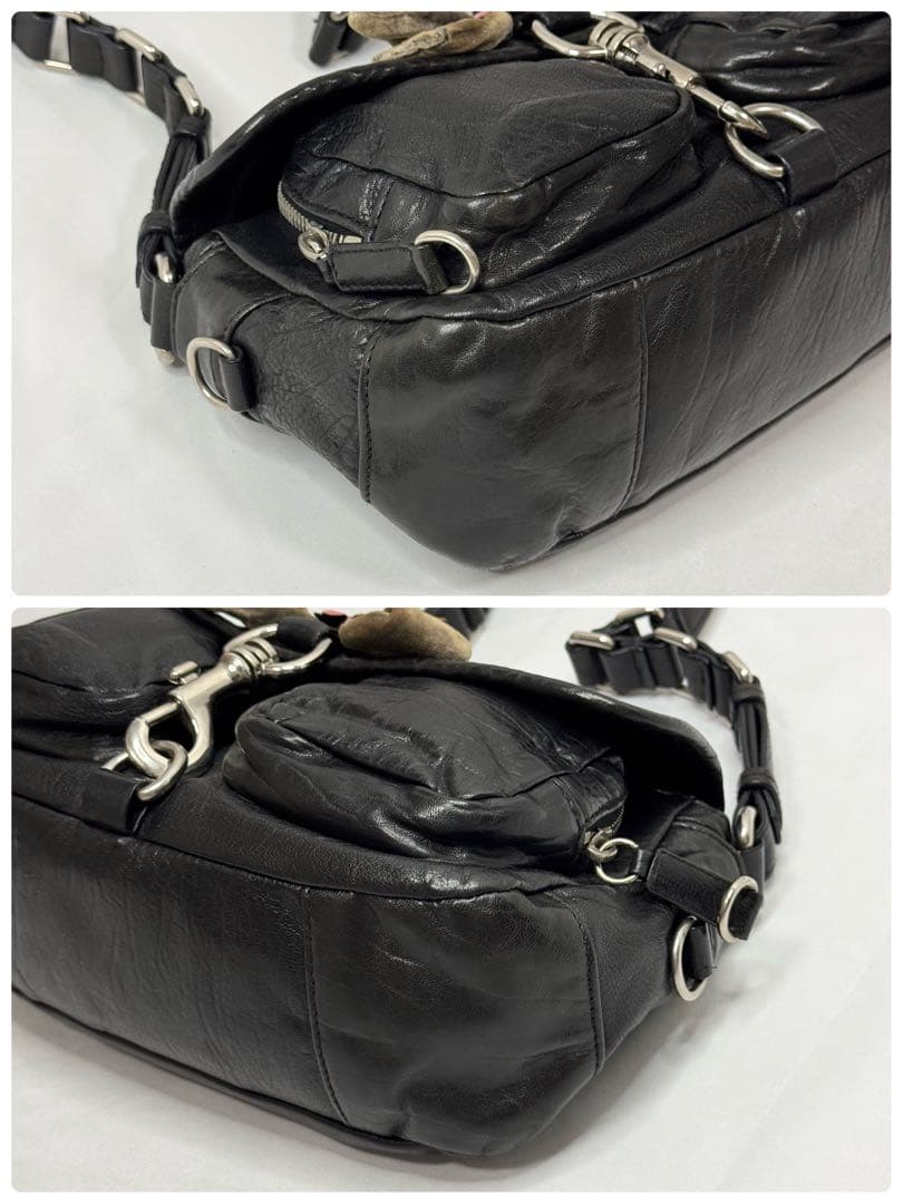 Miu Shoulder Bags Vintage Y2K Metal Flower Bag B