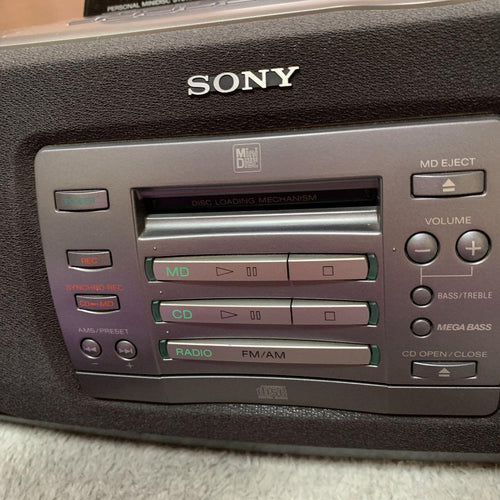 Sony Portable Cd Player Md Fm Am Minidisc