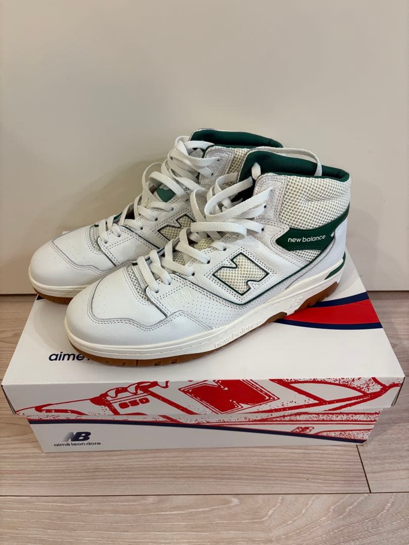 New Balance Sneakers Aimeleondore Newbalance 650 Whitegreen30