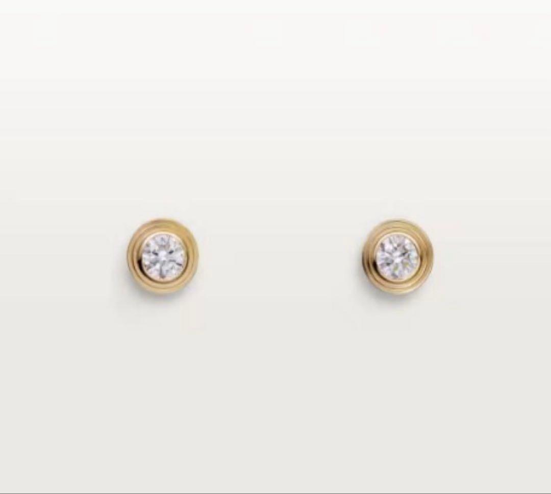 Cartier Earrings (Pairs) Yg Sm