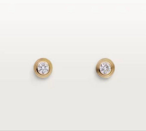 Cartier Earrings (Pairs) Yg Sm