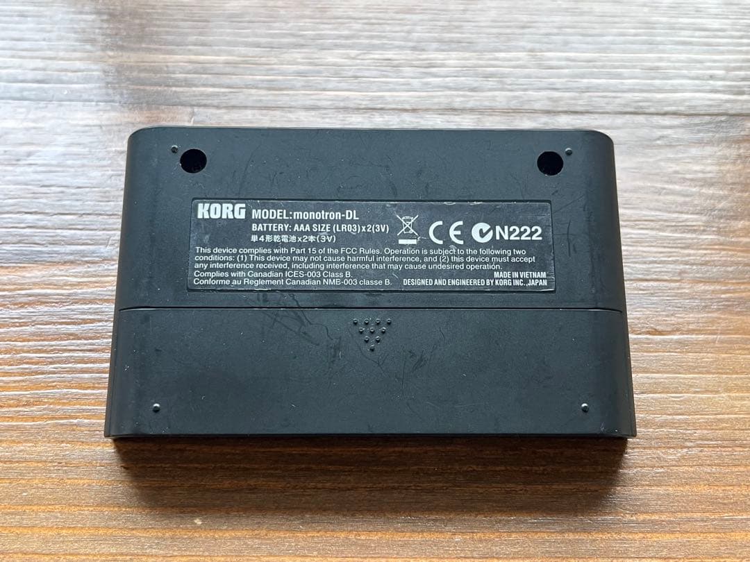 Korg Modular Synthesizer Monotron Delay