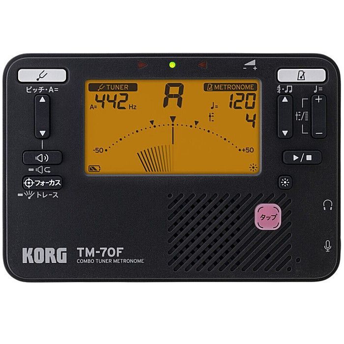 Korg Tuner Tm-70F Bk Tm70