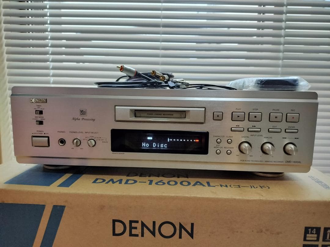 Denon Cd Md Cassette Deck Dmd-1600Al