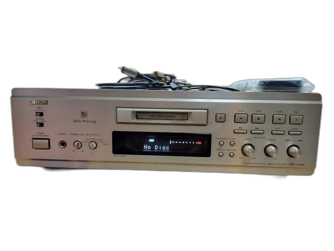 Denon Cd Md Cassette Deck Dmd-1600Al