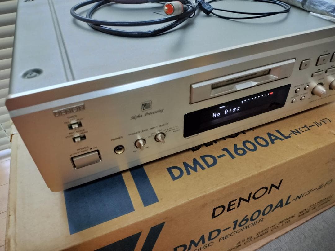 Denon Cd Md Cassette Deck Dmd-1600Al