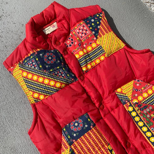 King Louie Quilting Vest/Down Vest 80S Usa Pro Fit