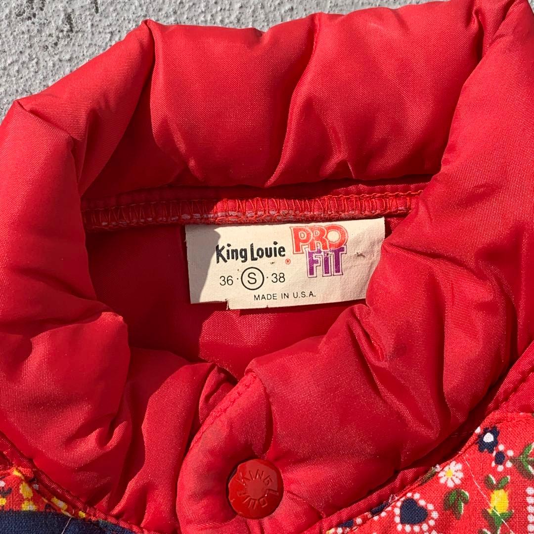King Louie Quilting Vest/Down Vest 80S Usa Pro Fit