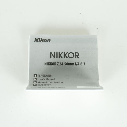 Objectif Nikon (Zoom) Nikkor Z 24-50Mm F/4-6.3
