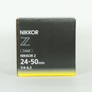 Objectif Nikon (Zoom) Nikkor Z 24-50Mm F/4-6.3