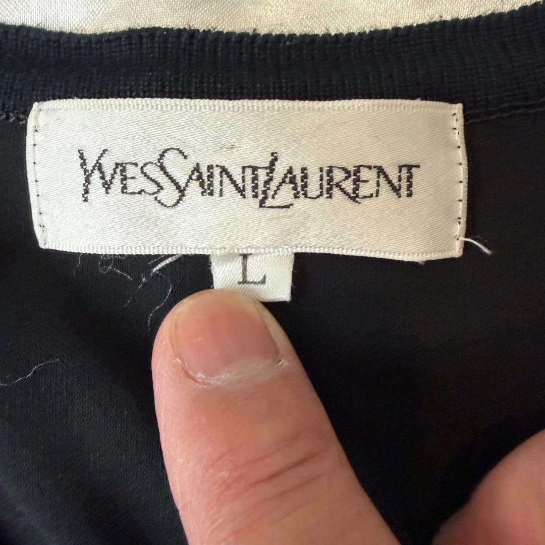 Yves Saint Laurent Short Sleeve V L