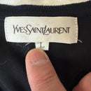 Yves Saint Laurent Short Sleeve V L