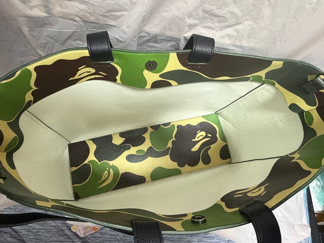 A Bathing Ape Tote Bags Abc Camo Bag L