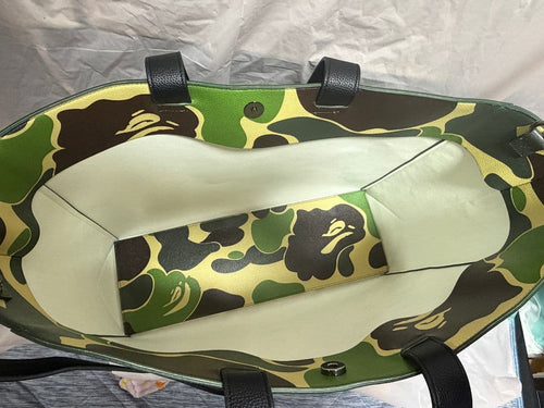 A Bathing Ape Tote Bags Abc Camo Bag L