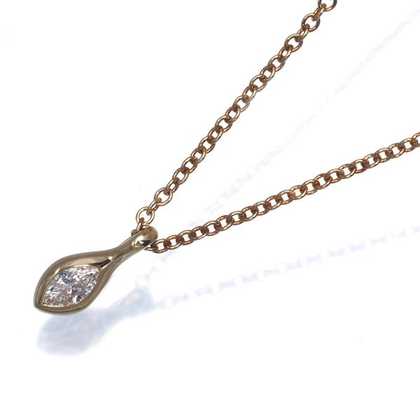 Tiffany Necklace K18Yg #191014
