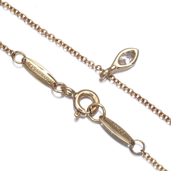 Tiffany Necklace K18Yg #191014