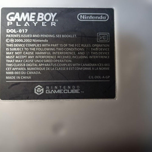 Nintendo Peripheral Equipment Game Boy Player Dol-017